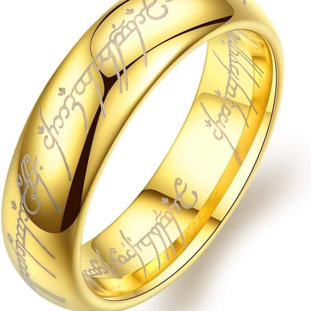 Gold Stainless Steel Ring